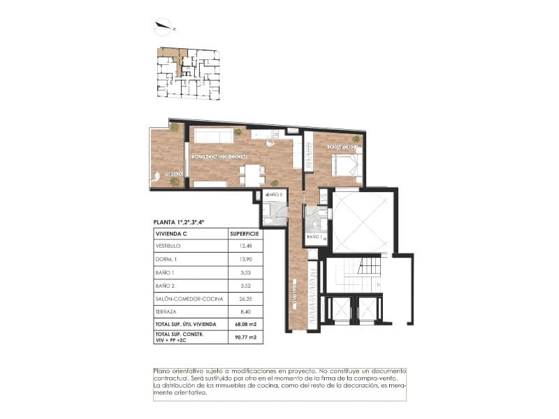 1 sypialnia Apartament na sprzedaż w Torrevieja z basenem - 229 900 € (Ref: 9379232)