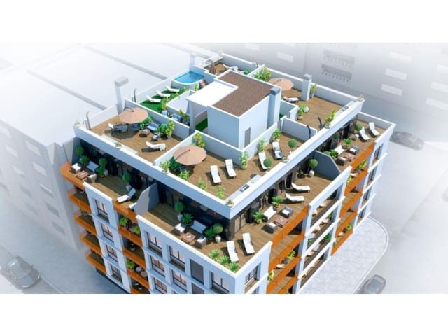 2 soveværelse Penthouse til salg i Parque de las Naciones, Torrevieja med swimmingpool - € 349.000 (Ref: 9379234)