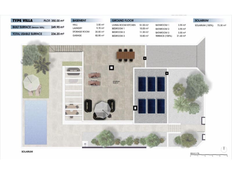 3 chambre Villa/Maison à vendre à Los Alcazares avec piscine - 695 000 € (Ref: 9383299)