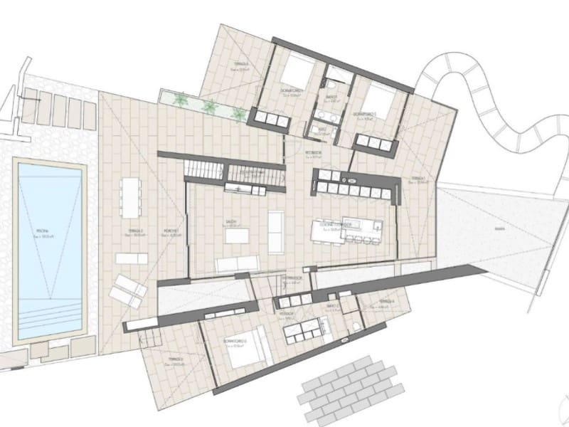 3 sypialnia Willa na sprzedaż w Orihuela Costa z basenem garażem - 1 195 000 € (Ref: 9403732)