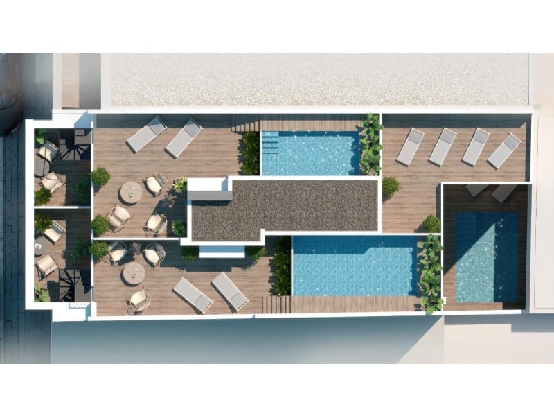 2 sypialnia Penthouse na sprzedaż w Torrevieja z basenem - 440 000 € (Ref: 9427894)