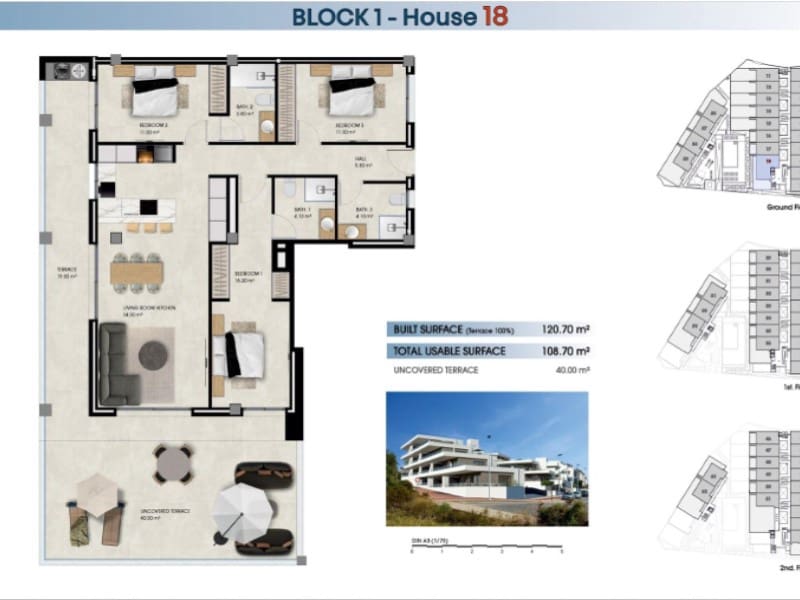 3 bedroom Apartment for sale in La Marina with pool - € 330,000 (Ref: 9440729)
