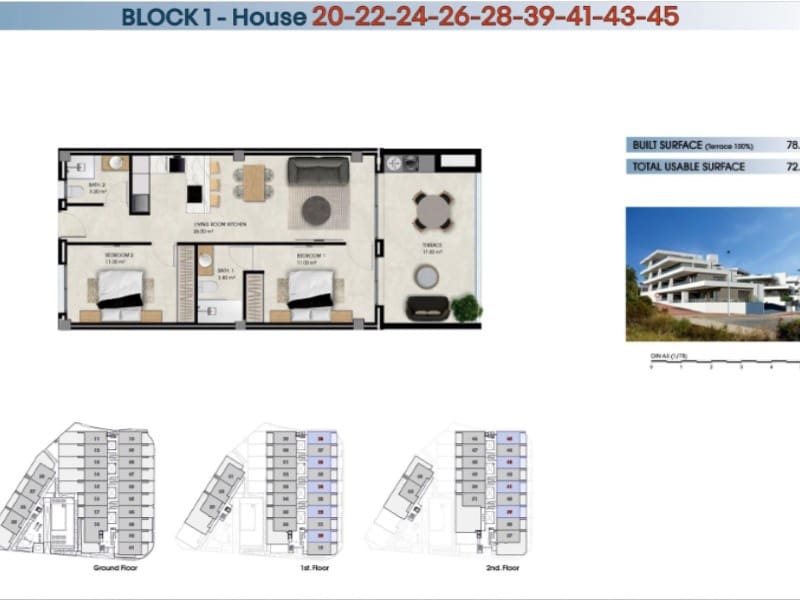 2 bedroom Apartment for sale in La Marina with pool - € 246,000 (Ref: 9440730)