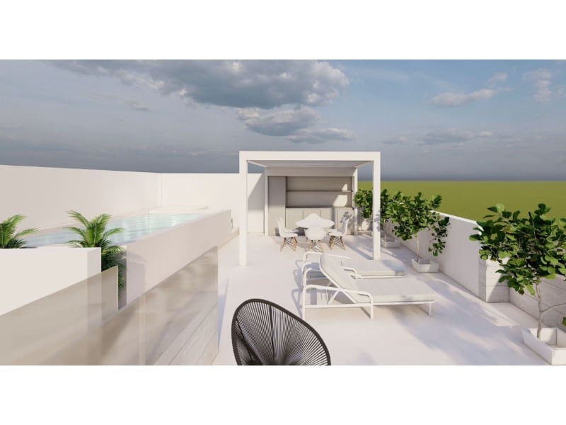 2 soveværelse Bungalow til salg i Pilar de la Horadada med swimmingpool - € 359.000 (Ref: 9446689)