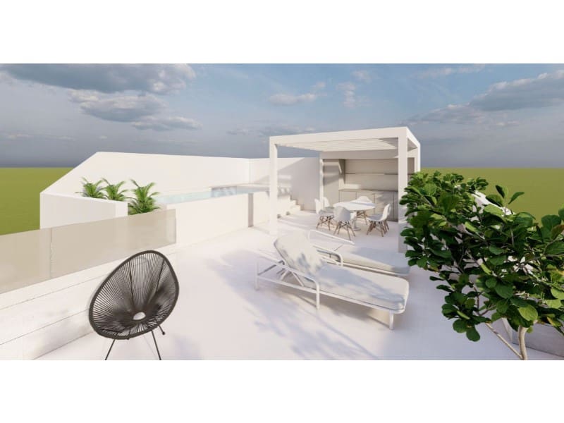 2 soveværelse Bungalow til salg i Pilar de la Horadada med swimmingpool - € 359.000 (Ref: 9446689)