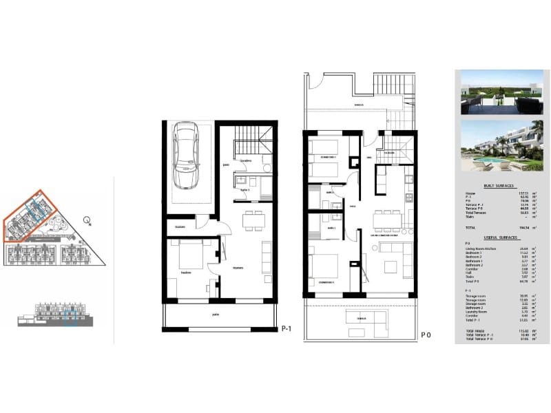 2 sypialnia Bungalow na sprzedaż w Torrevieja z basenem - 315 000 € (Ref: 9456461)