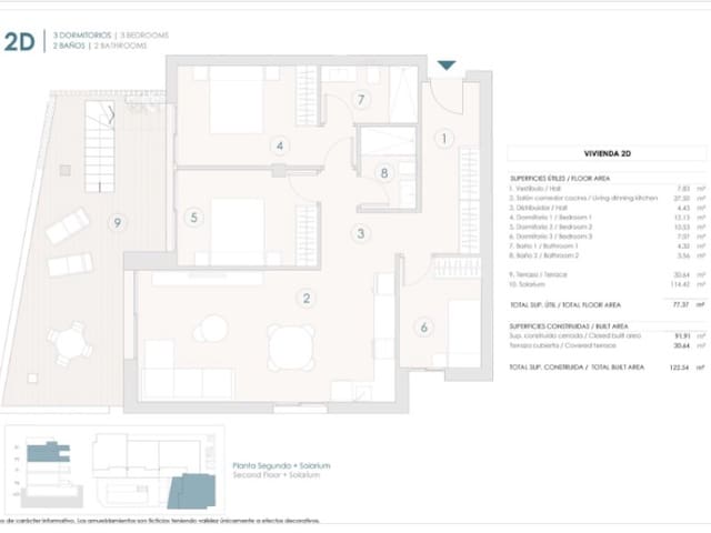 3 sypialnia Penthouse na sprzedaż w Benijófar z basenem - 410 000 € (Ref: 9456463)