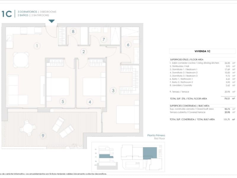 3 sypialnia Apartament na sprzedaż w Benijofar z basenem - 294 000 € (Ref: 9456465)