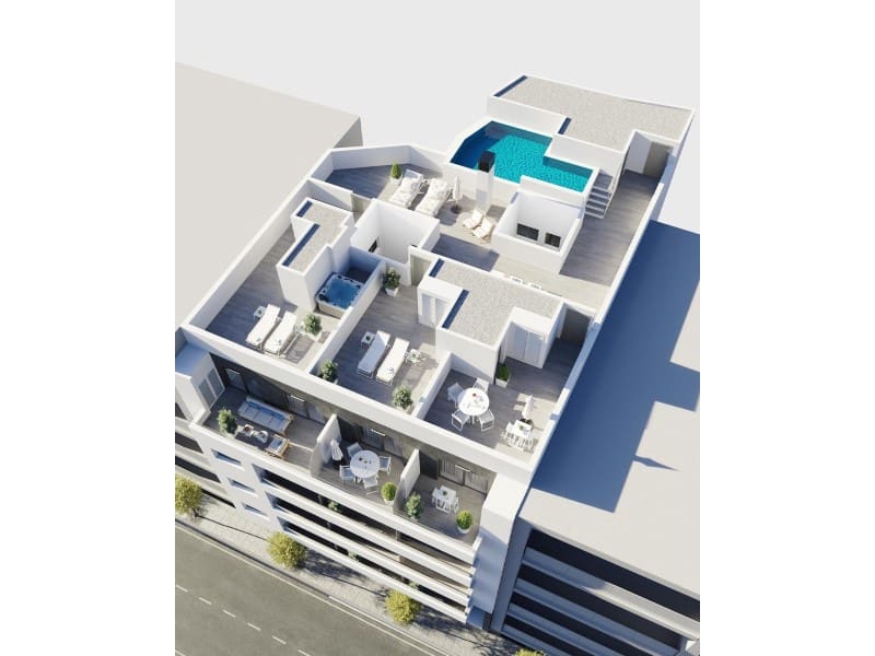 3 soverom Leilighet til salgs i Torrevieja med svømmebasseng - € 329 000 (Ref: 9510322)