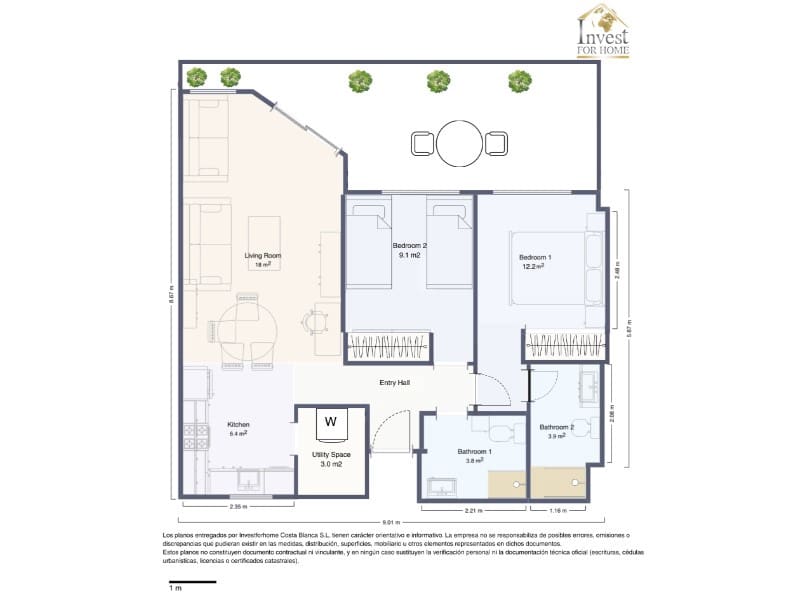 2 chambre Appartement à vendre à La Veleta - 250 000 € (Ref: 9516290)