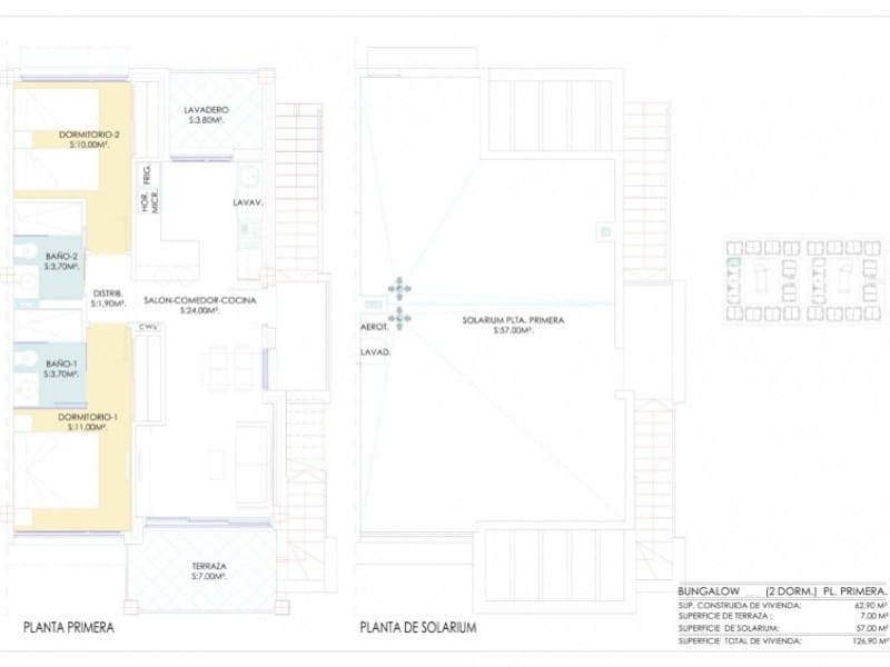 2 bedroom Bungalow for sale in Torrevieja with pool - € 315,000 (Ref: 9516294)