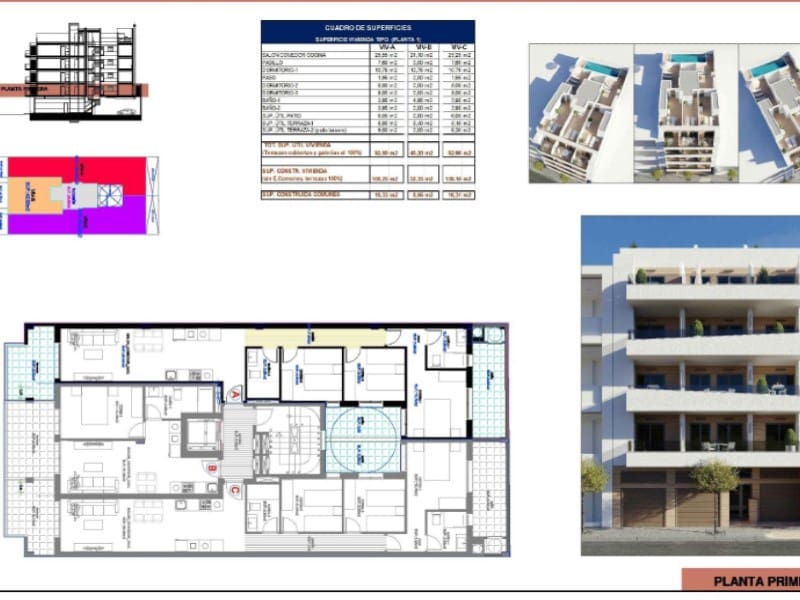 3 soveværelse Lejlighed til salg i Torrevieja med swimmingpool - € 279.000 (Ref: 9516295)