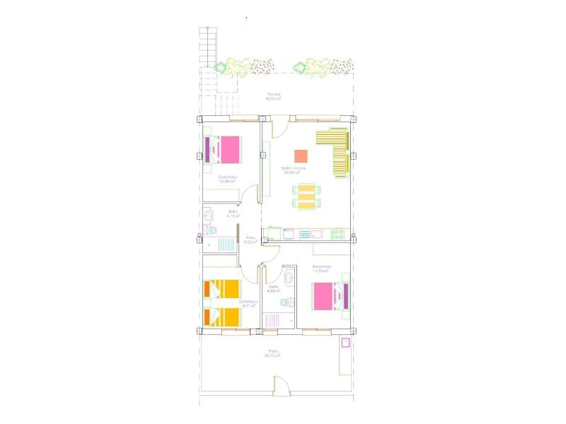 3 sypialnia Bungalow na sprzedaż w San Javier z basenem - 258 900 € (Ref: 9571360)