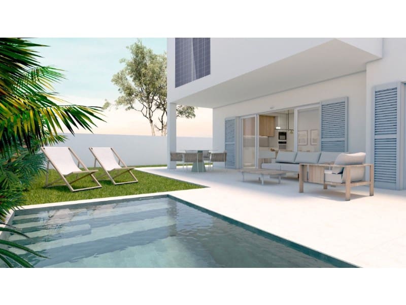 3 soveværelse Bungalow til salg i Pilar de la Horadada med swimmingpool - € 460.000 (Ref: 9571363)