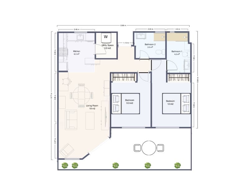 2 bedroom Apartment for sale in La Veleta - € 240,000 (Ref: 9625870)