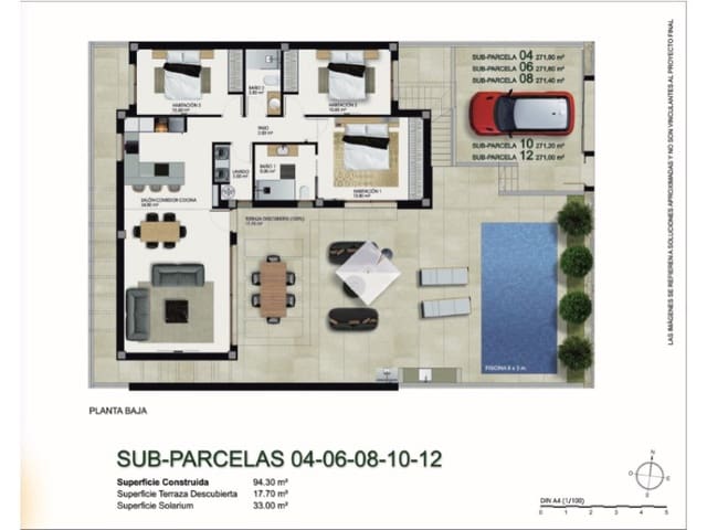 3 quarto Moradia para venda em Centro, Torrevieja com piscina - 480 000 € (Ref: 9627761)