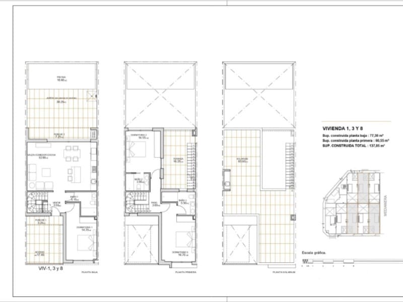 3 sovrum Hus till salu i Roda med pool - 299 900 € (Ref: 9655985)