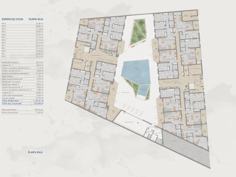 2 bedroom Apartment for sale in Los Cuarteros with pool - € 199,000 (Ref: 9666405)