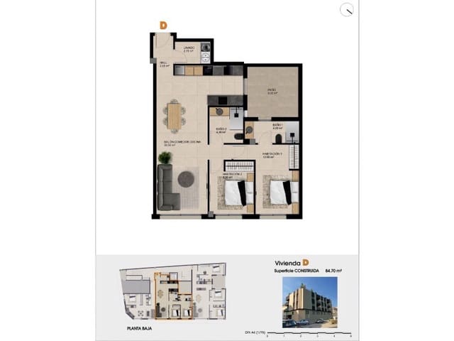 2 camera da letto Appartamento in vendita in Catral con piscina - 195.000 € (Rif: 9679765)