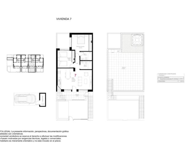 Bungalow de 2 habitaciones en Lo Pagan, San Pedro del Pinatar en venta - 319.900 € (Ref: 9686323)