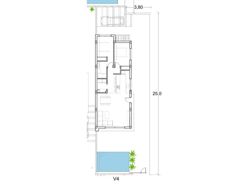 2 soveværelse Villa til salg i Los Alcazares med swimmingpool - € 439.000 (Ref: 9735495)