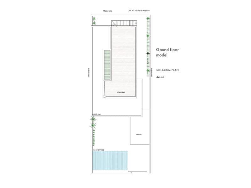 2 soveværelse Villa til salg i Los Alcazares med swimmingpool - € 439.000 (Ref: 9735495)