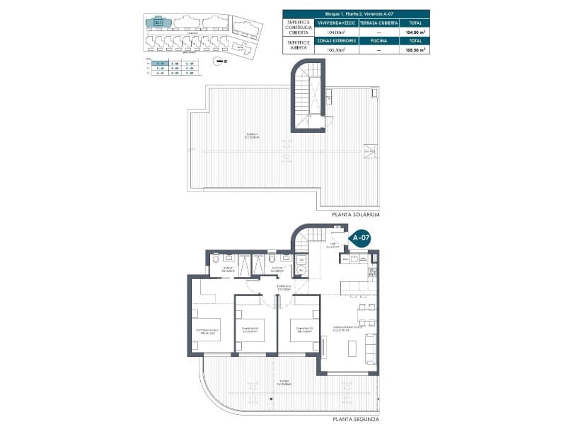 3 makuuhuone Kattohuoneisto myytävänä paikassa Los Alcazares mukana uima-altaan - 449 000 € (Ref: 9735503)