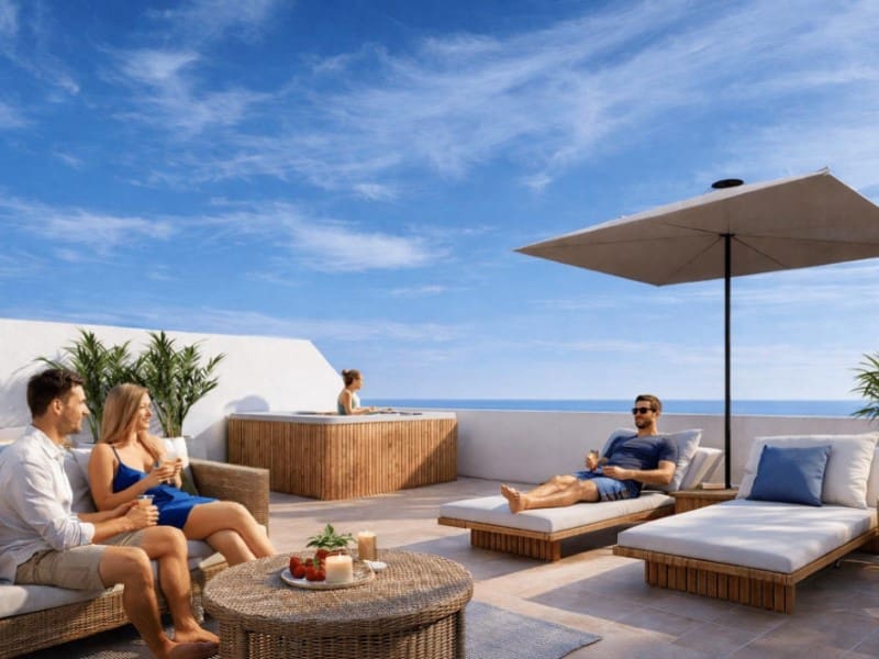 2 soveværelse Penthouse til salg i Los Alcazares med swimmingpool - € 359.900 (Ref: 9735509)