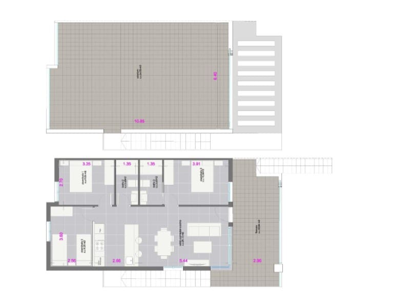 3 bedroom Bungalow for sale in Pilar de la Horadada with pool - € 375,000 (Ref: 9755588)