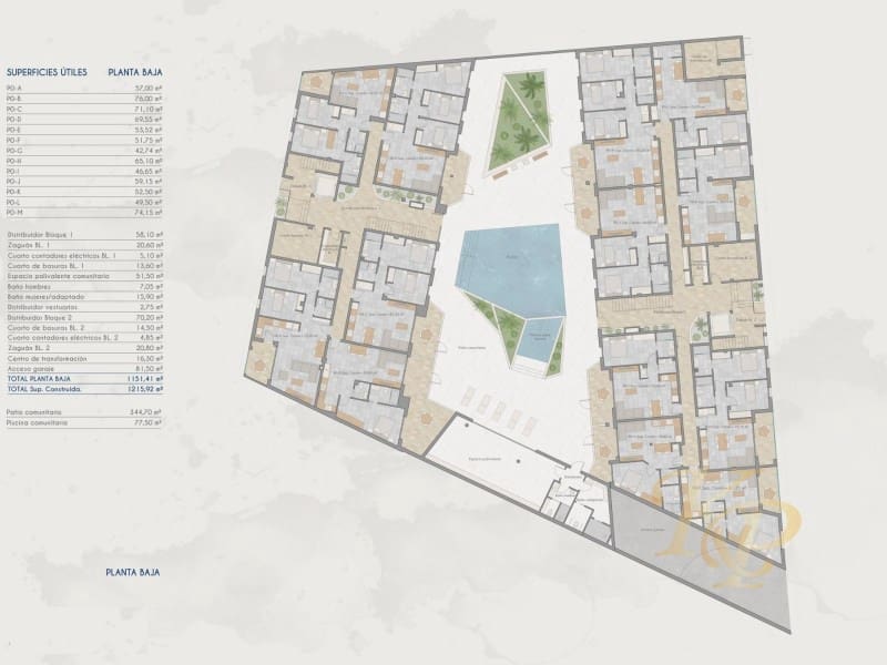 1 soverom Leilighet til salgs i Lo Pagan med svømmebasseng - € 194 000 (Ref: 9772953)