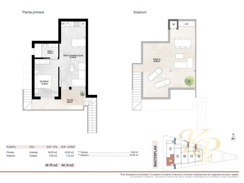 Bungalow de 1 habitación en Lo Pagan en venta con piscina - 159.900 € (Ref: 9772956)