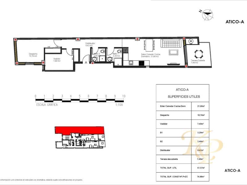 Ático de 2 habitaciones en Torrevieja en venta con piscina - 290.000 € (Ref: 9772964)