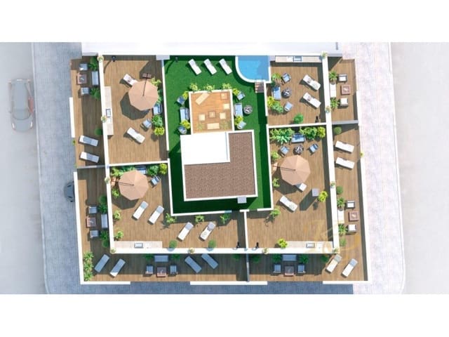 2 slaapkamer Penthouse te koop in Parque de las Naciones, Torrevieja met zwembad - € 349.000 (Ref: 9785122)