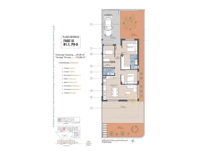 3 bedroom Apartment for sale in Los Alcazares with pool - € 309,900 (Ref: 9797010)