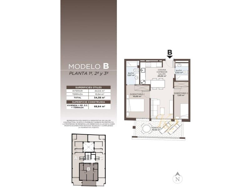 2 bedroom Apartment for sale in Torrevieja with pool - € 260,000 (Ref: 9815804)