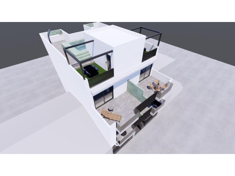 2 slaapkamer Penthouse te koop in Torre de la Horadada met zwembad - € 350.000 (Ref: 9876031)