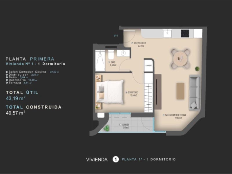 1 bedroom Apartment for sale in Torrevieja with pool - € 224,000 (Ref: 9876035)