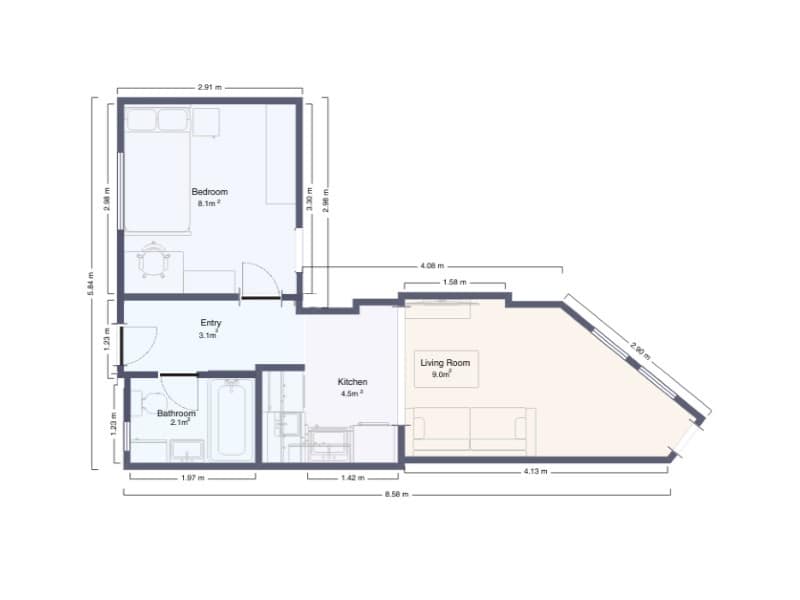 1 soverom Leilighet til salgs i Torrevieja - € 79 900 (Ref: 9880809)