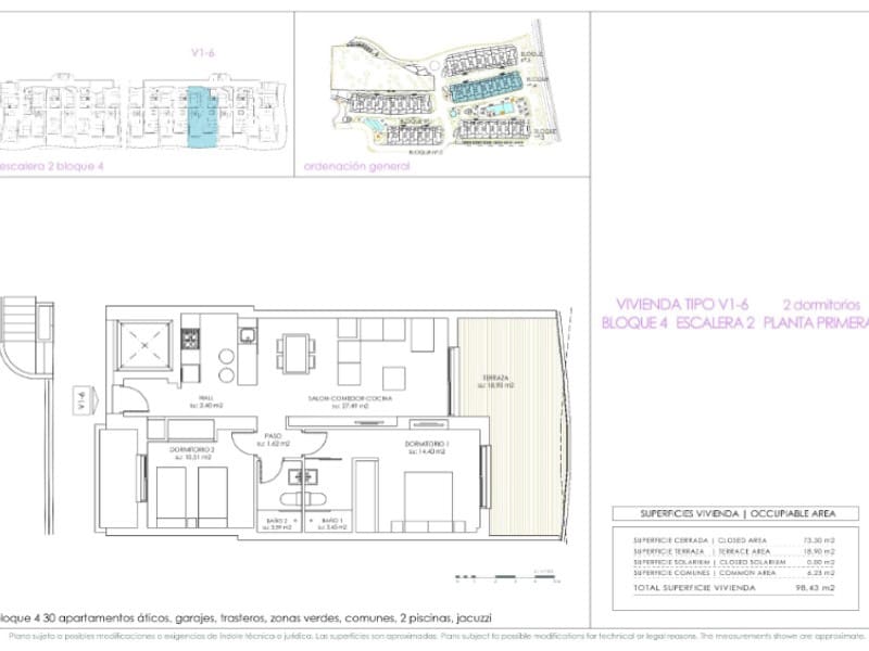 2 soveværelse Lejlighed til salg i La Zenia med swimmingpool - € 365.000 (Ref: 9891995)