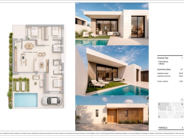 3 soveværelse Villa til salg i Pilar de la Horadada ciudad, Pilar de la Horadada med swimmingpool - € 475.000 (Ref: 9894151)