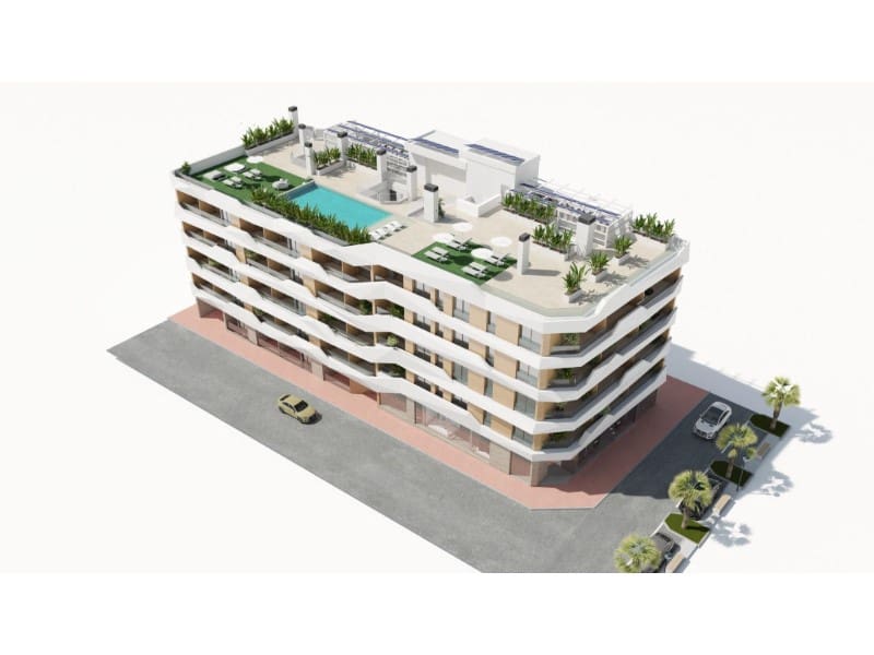 2 soveværelse Lejlighed til salg i Guardamar del Segura med swimmingpool - € 341.000 (Ref: 9894152)