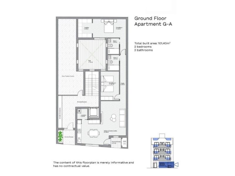 2 slaapkamer Appartement te koop in Torrevieja met zwembad - € 309.000 (Ref: 9899408)