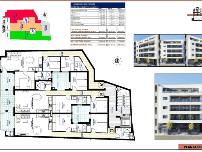 3 soveværelse Lejlighed til salg i Torrevieja med swimmingpool - € 329.000 (Ref: 9907015)