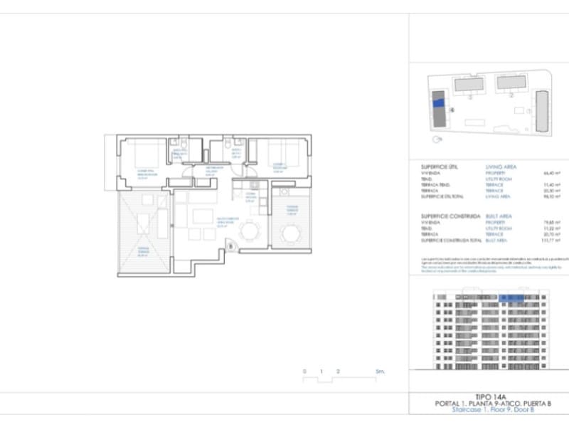 3 sovrum Takvåning till salu i Punta Prima - 765 000 € (Ref: 9907021)