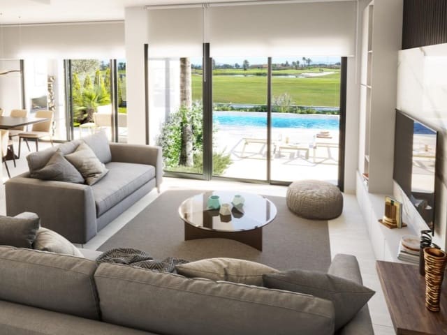 Chalet de 3 habitaciones en Las Lomas de Rame - Bahía Bella, Los Alcázares en venta con piscina - 550.000 € (Ref: 9907026)