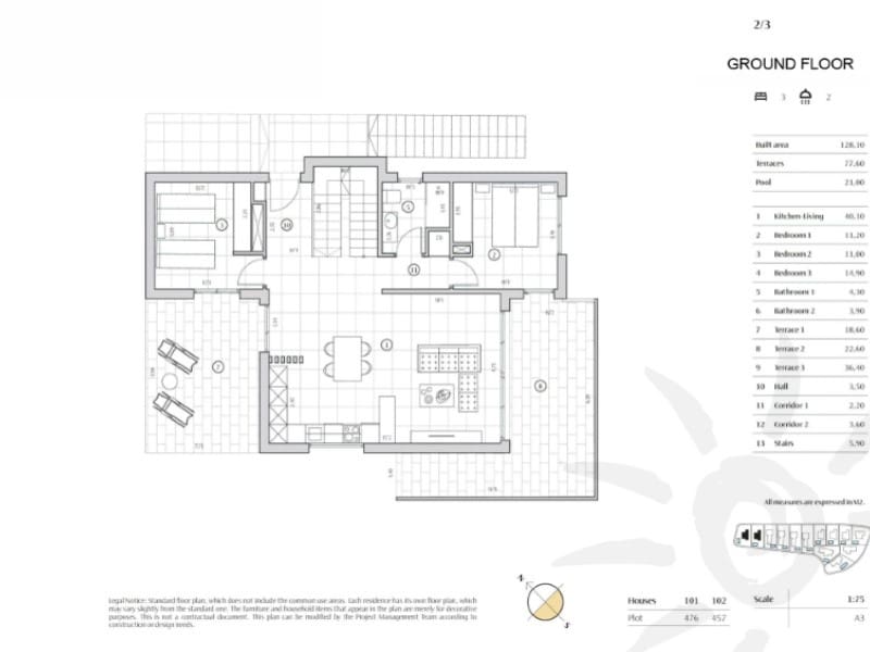3 soveværelse Villa til salg i Finestrat med swimmingpool - € 735.950 (Ref: 9907027)