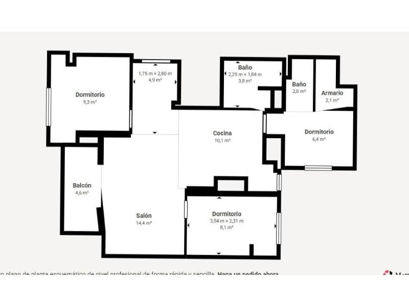 3 makuuhuone Huoneisto myytävänä paikassa Torrevieja - 257 000 € (Ref: 9910748)
