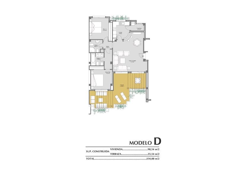 2 sovrum Takvåning till salu i Campoamor med pool - 347 700 € (Ref: 9912838)