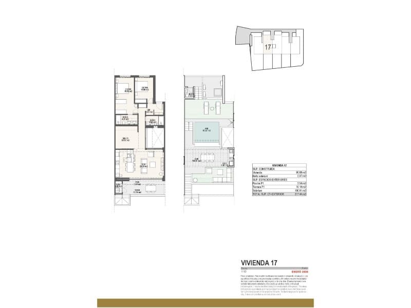 3 soverom Bungalow til salgs i Pilar de la Horadada med svømmebasseng - € 439 000 (Ref: 9998513)