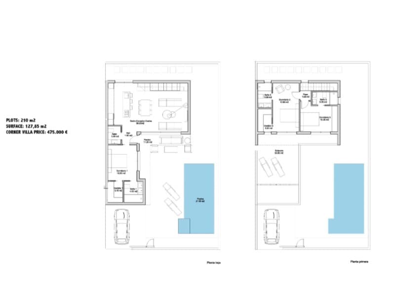 3 bedroom Villa for sale in San Javier with pool - € 495,000 (Ref: 9998531)